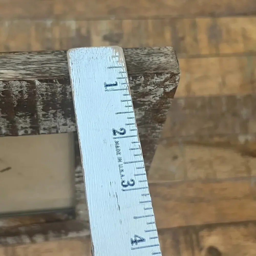 Distressed Dark Wood Picture Frame 5 x 7